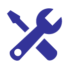 wrench and screw driver icon